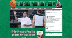 Desktop Screenshot of coachjimboone.com
